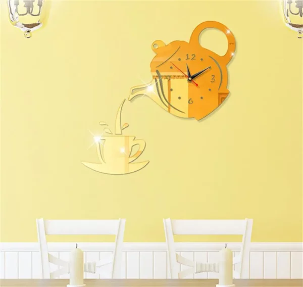 Teapot Wall Decal Clock - Image 10